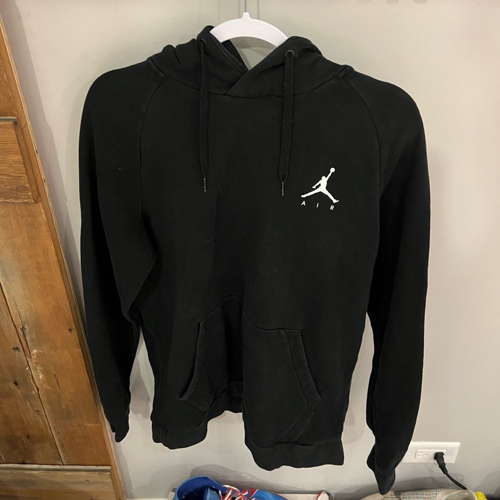 Black Jordan Hoodie Size L